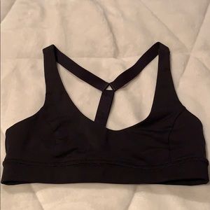 Black lululemon sports bra